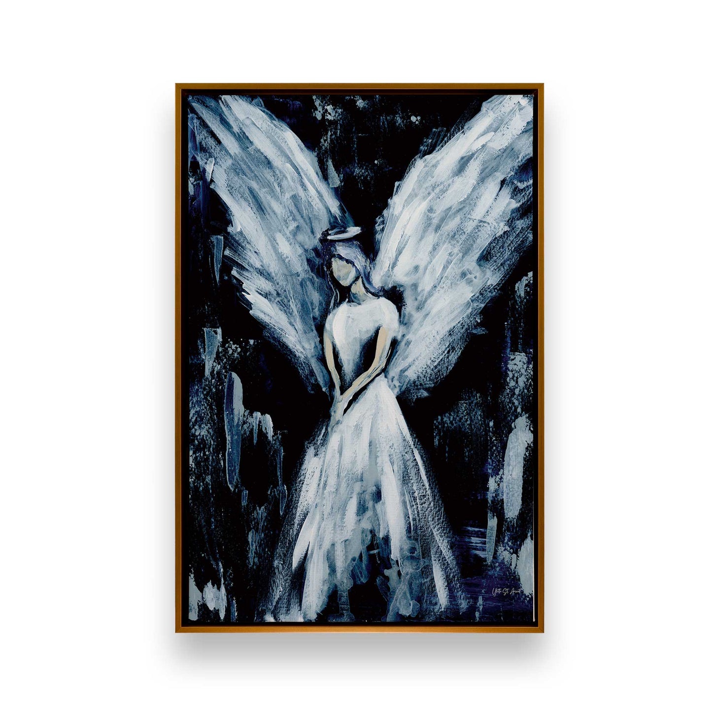 [Color:Polished Gold], Picture of art in a Polished Gold frame