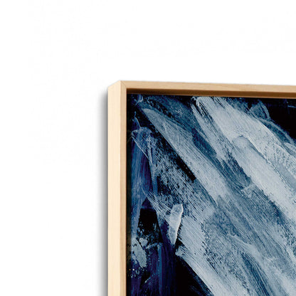 [Color:American Maple], Picture of art in a American Maple frame at an angle