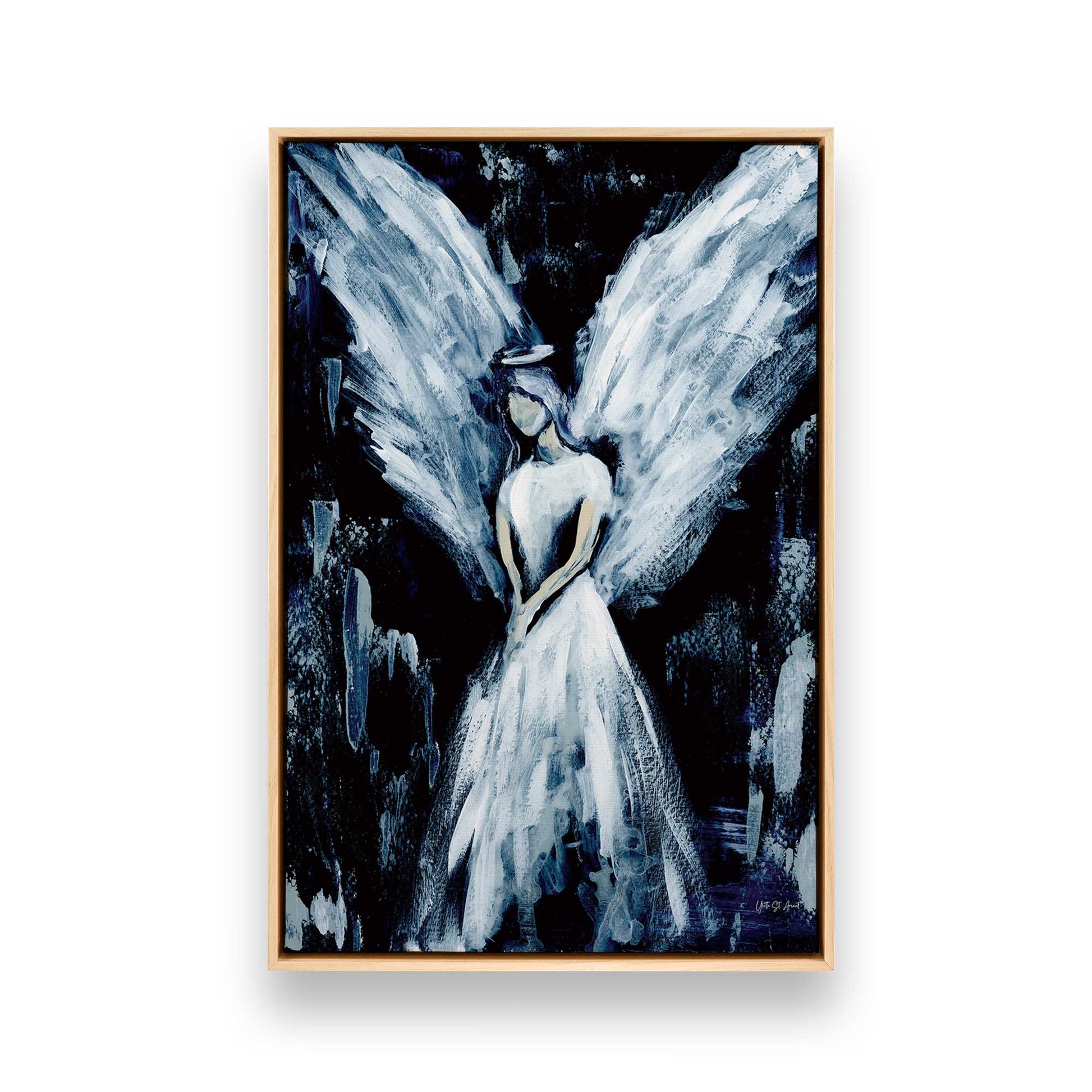 [Color:American Maple], Picture of art in a American Maple frame