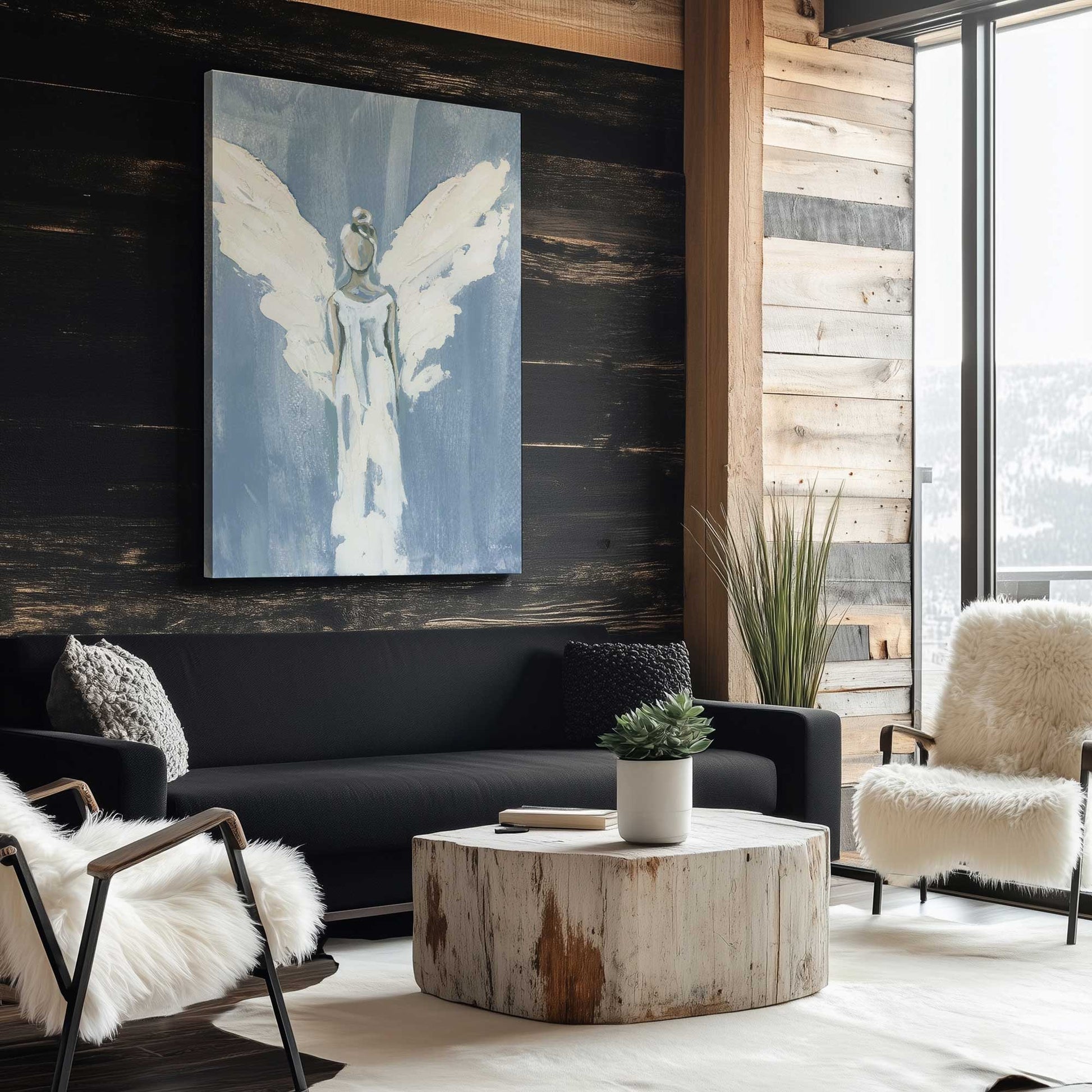 Picture of art in a room