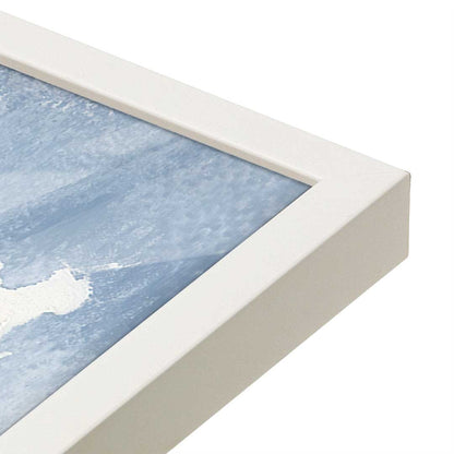 [Color:Opaque White], Picture of art in a Opaque White frame at an angle