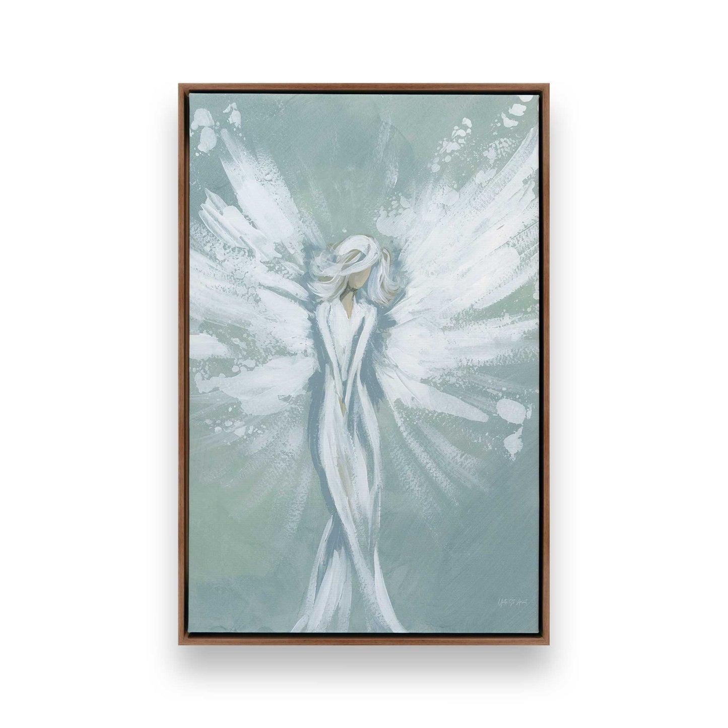 [Color:Walnut], Picture of art in a Walnut frame