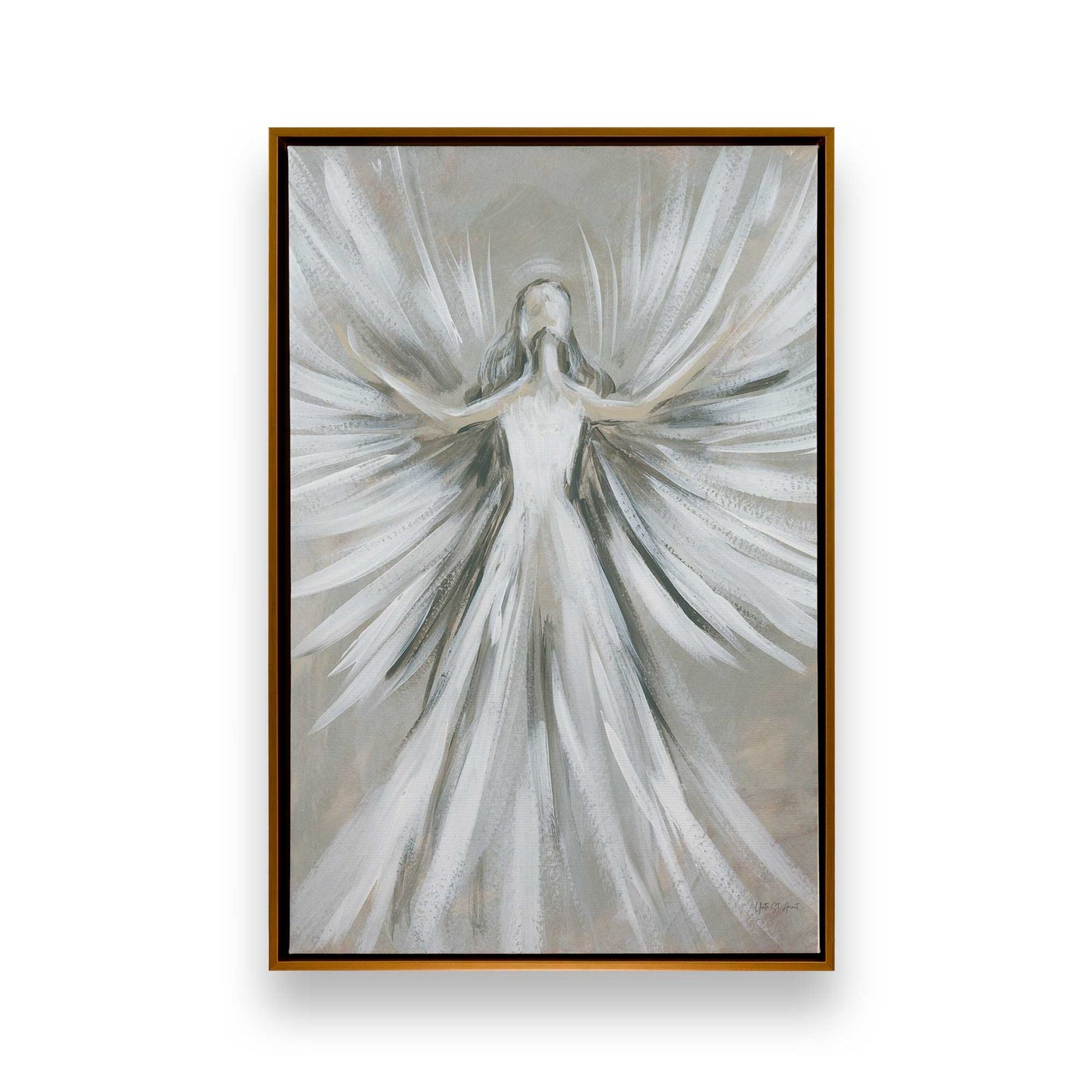 [Color:Polished Gold], Picture of art in a Polished Gold frame