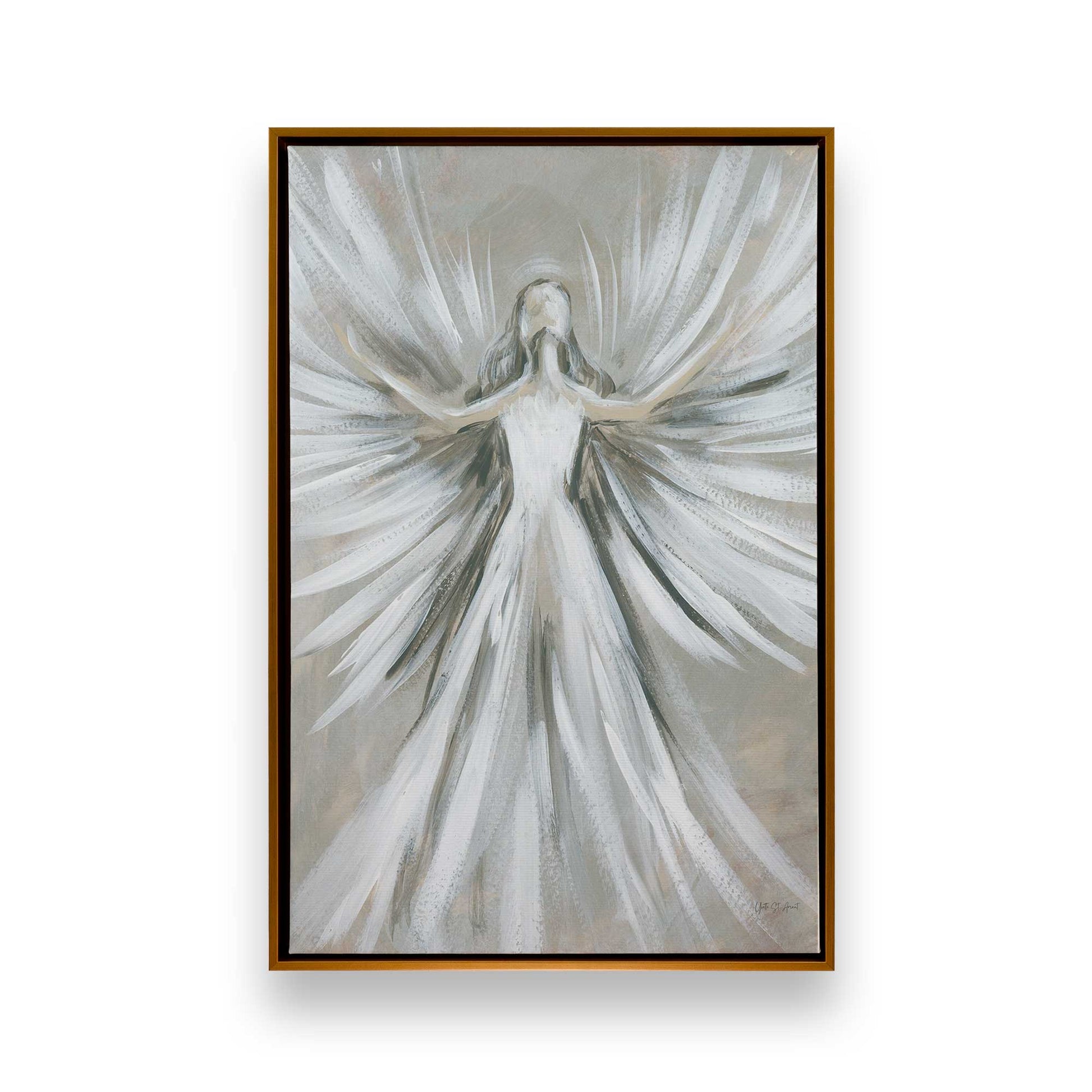 [Color:Polished Gold], Picture of art in a Polished Gold frame