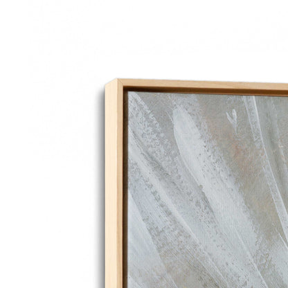 [Color:American Maple], Picture of art in a American Maple frame at an angle