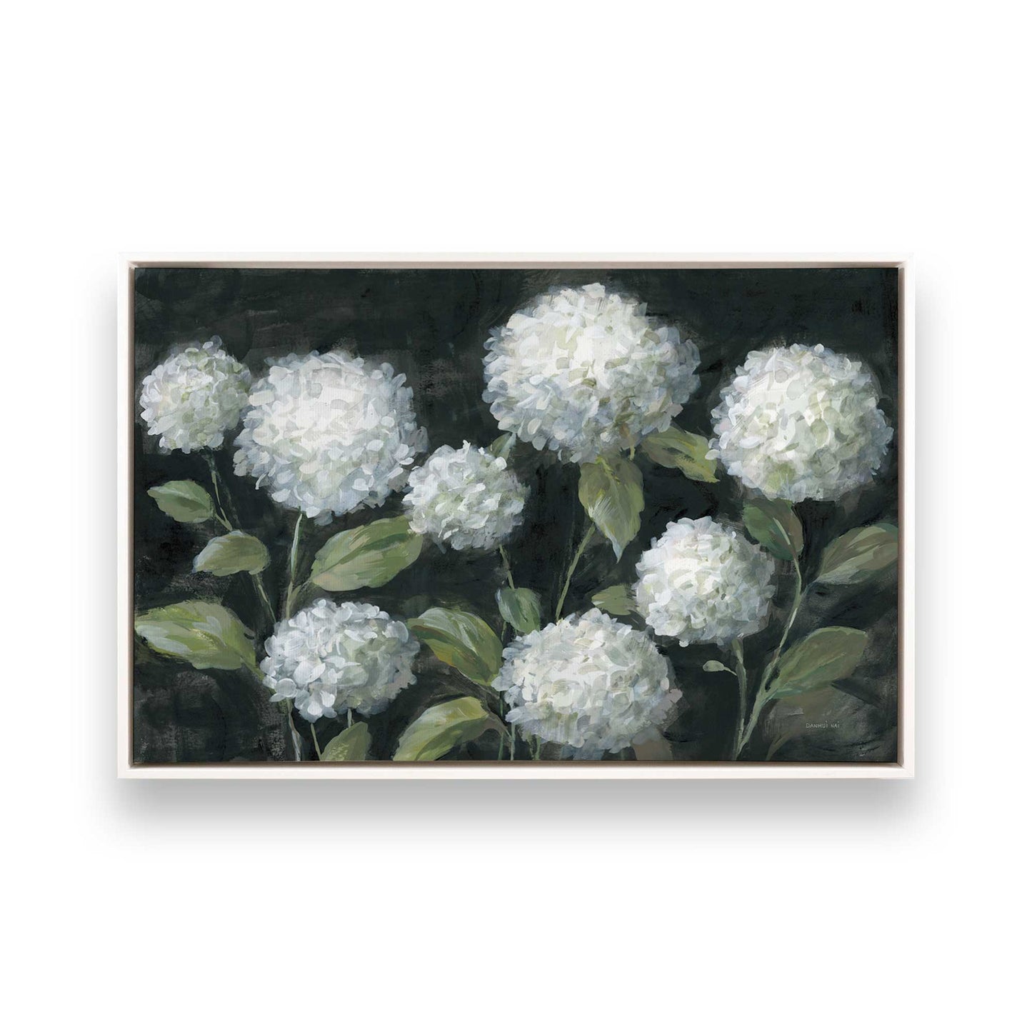 [Color:Opaque White], Picture of art in a White frame