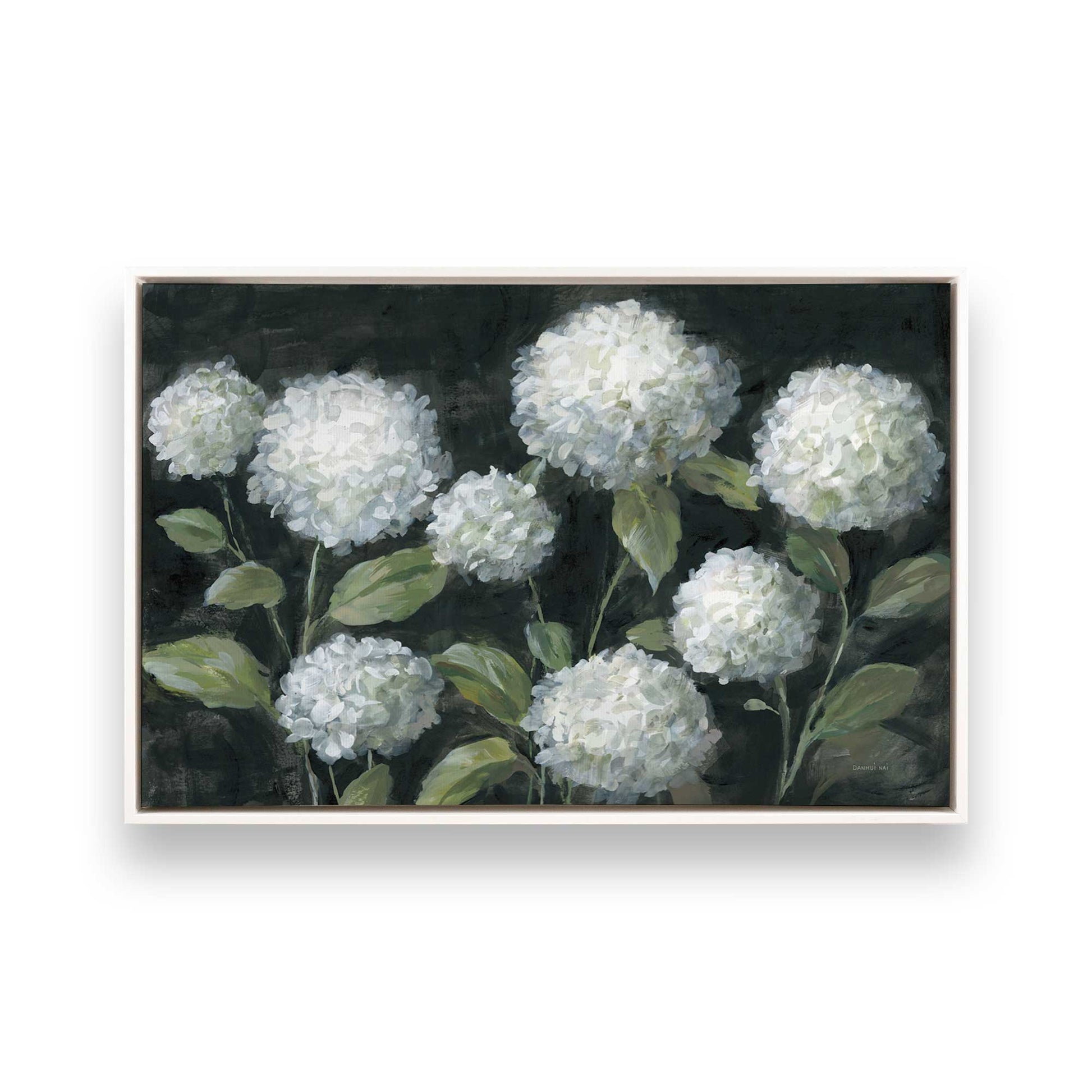 [Color:Opaque White], Picture of art in a White frame