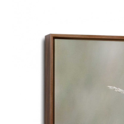 [Color:Walnut], Picture of art in a Walnut frame at an angle