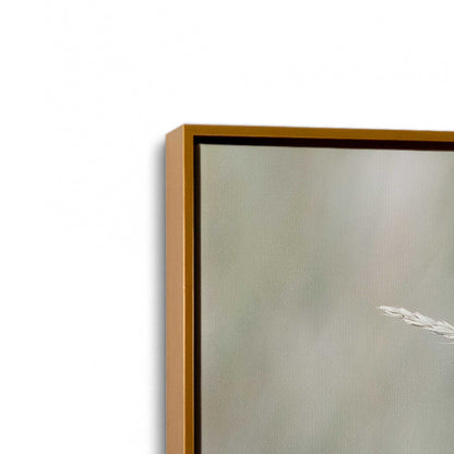 [Color:Polished Gold], Picture of art in a Polished Gold frame at an angle