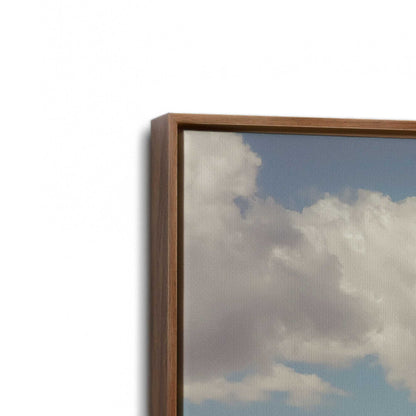 [Color:Walnut], Picture of art in a Walnut frame at an angle