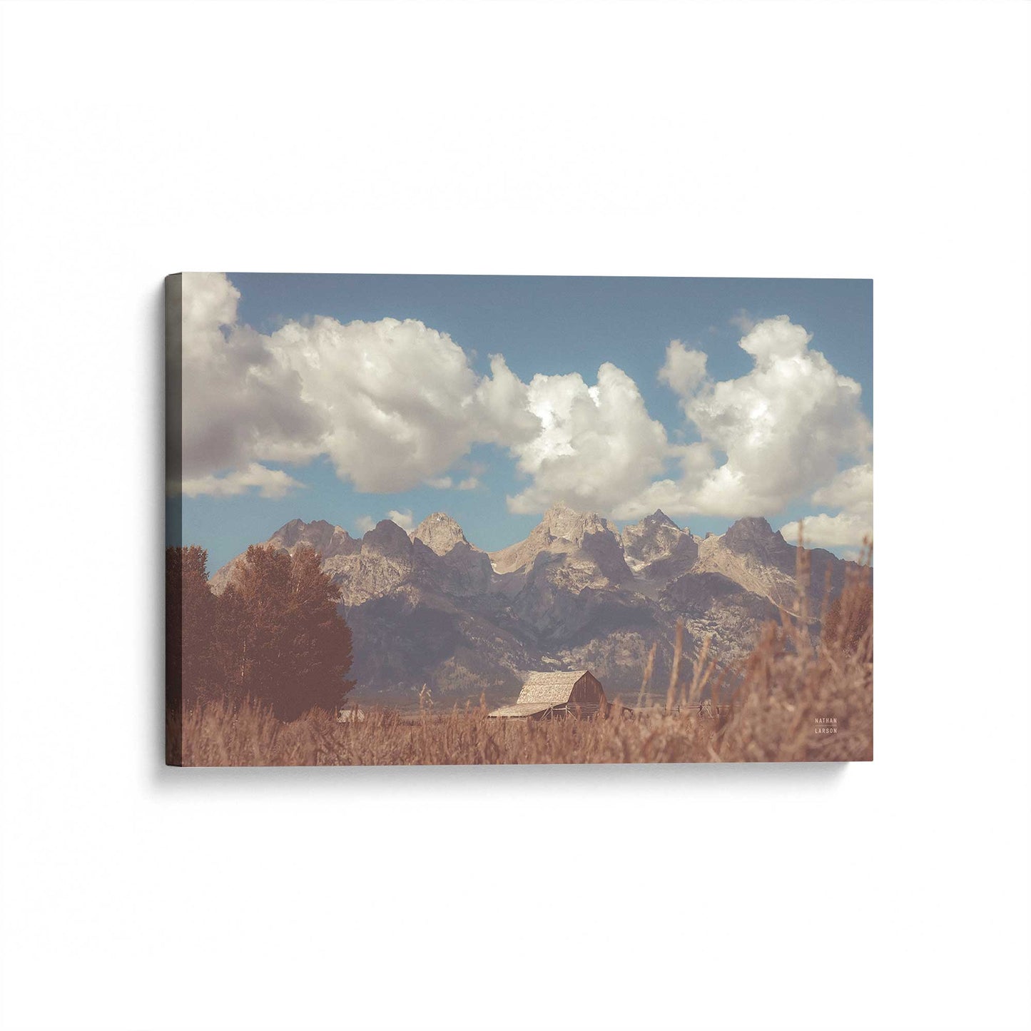 [Color:Stretched Canvas], Picture of art at an angle