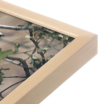 [Color:Raw Maple], Picture of art in a Raw Maple frame at an angle