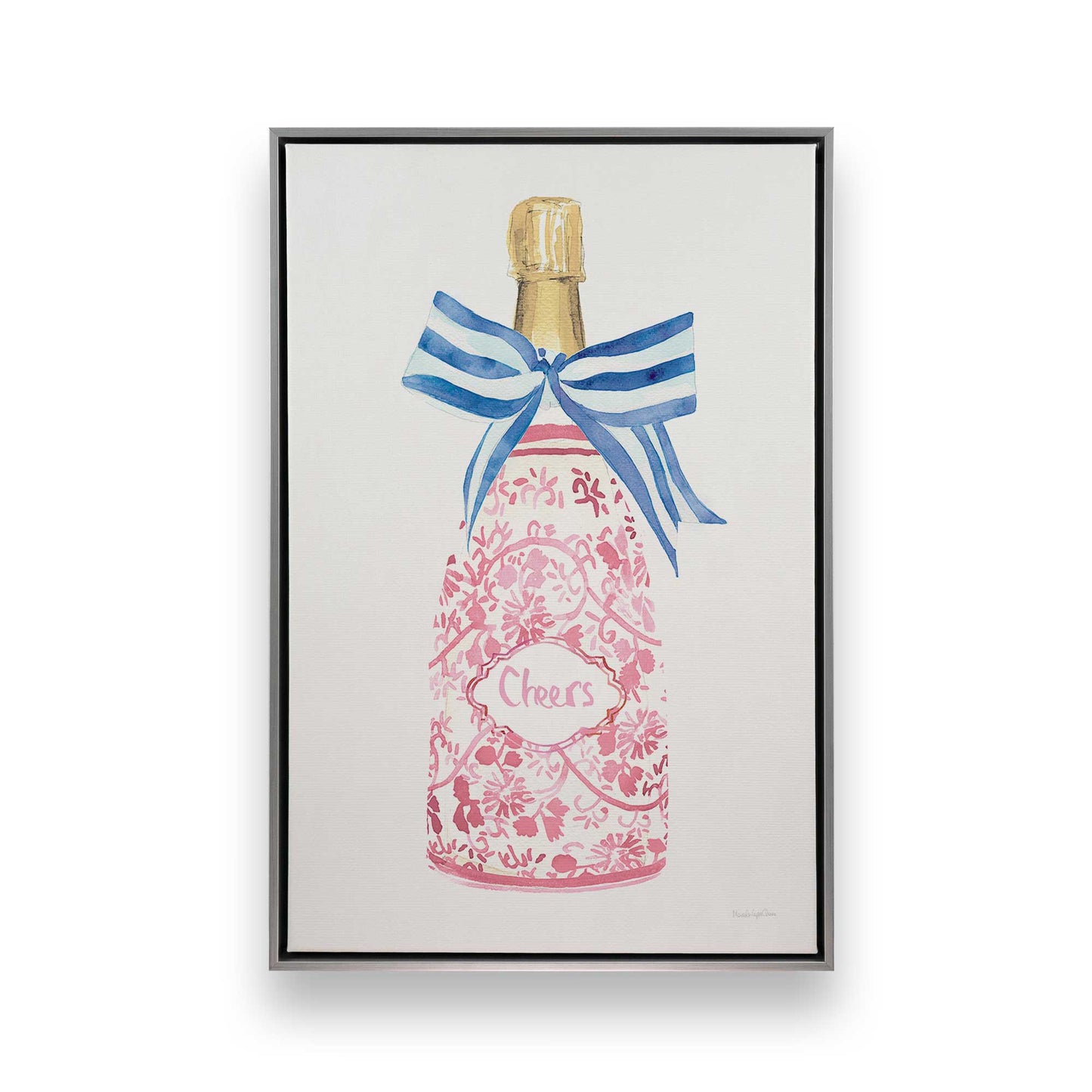 [Color:Polished Chrome], Picture of art in a Polished Chrome frame