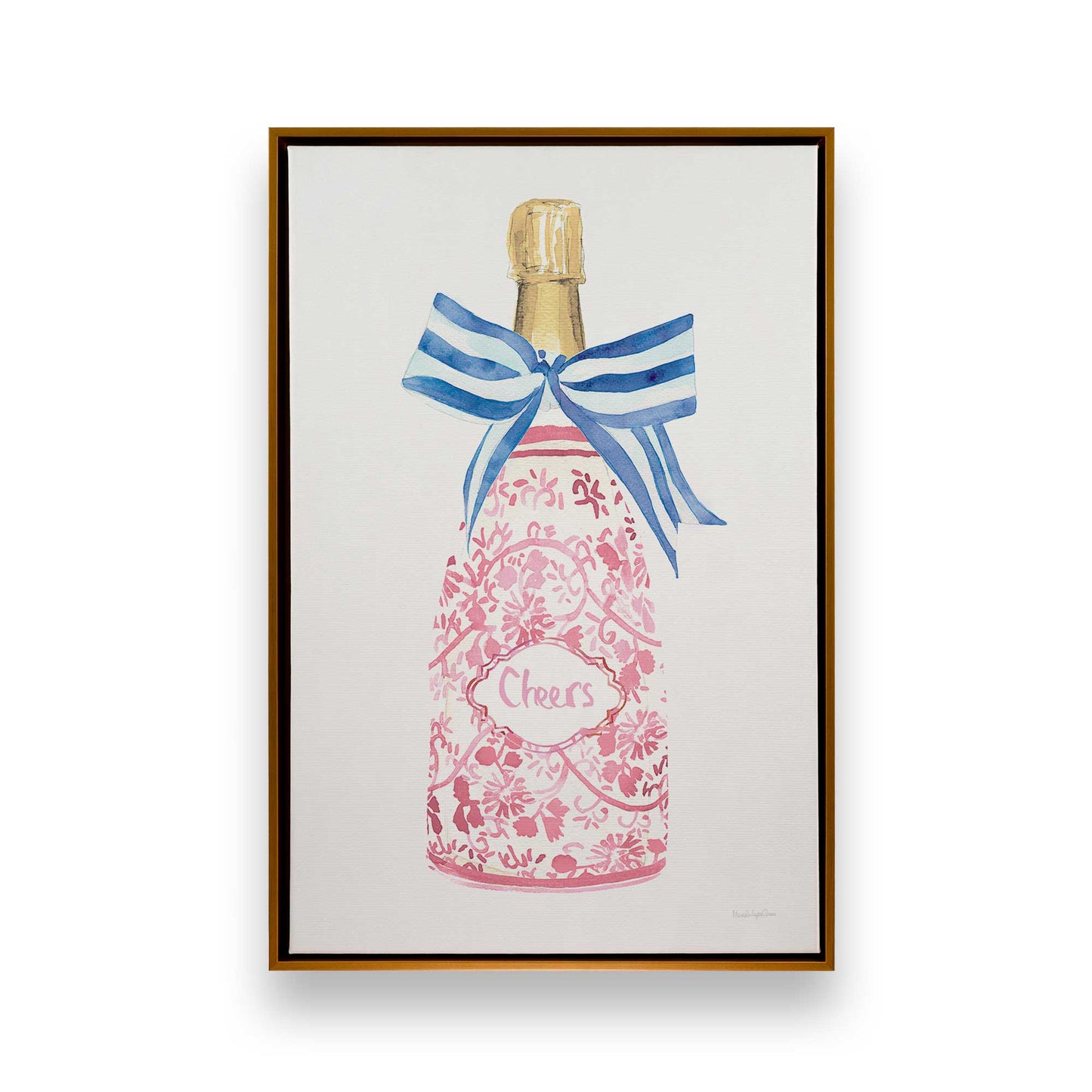 [Color:Polished Gold], Picture of art in a Polished Gold frame