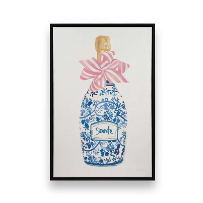 [Color:Satin Black], Picture of art in a Satin Black frame