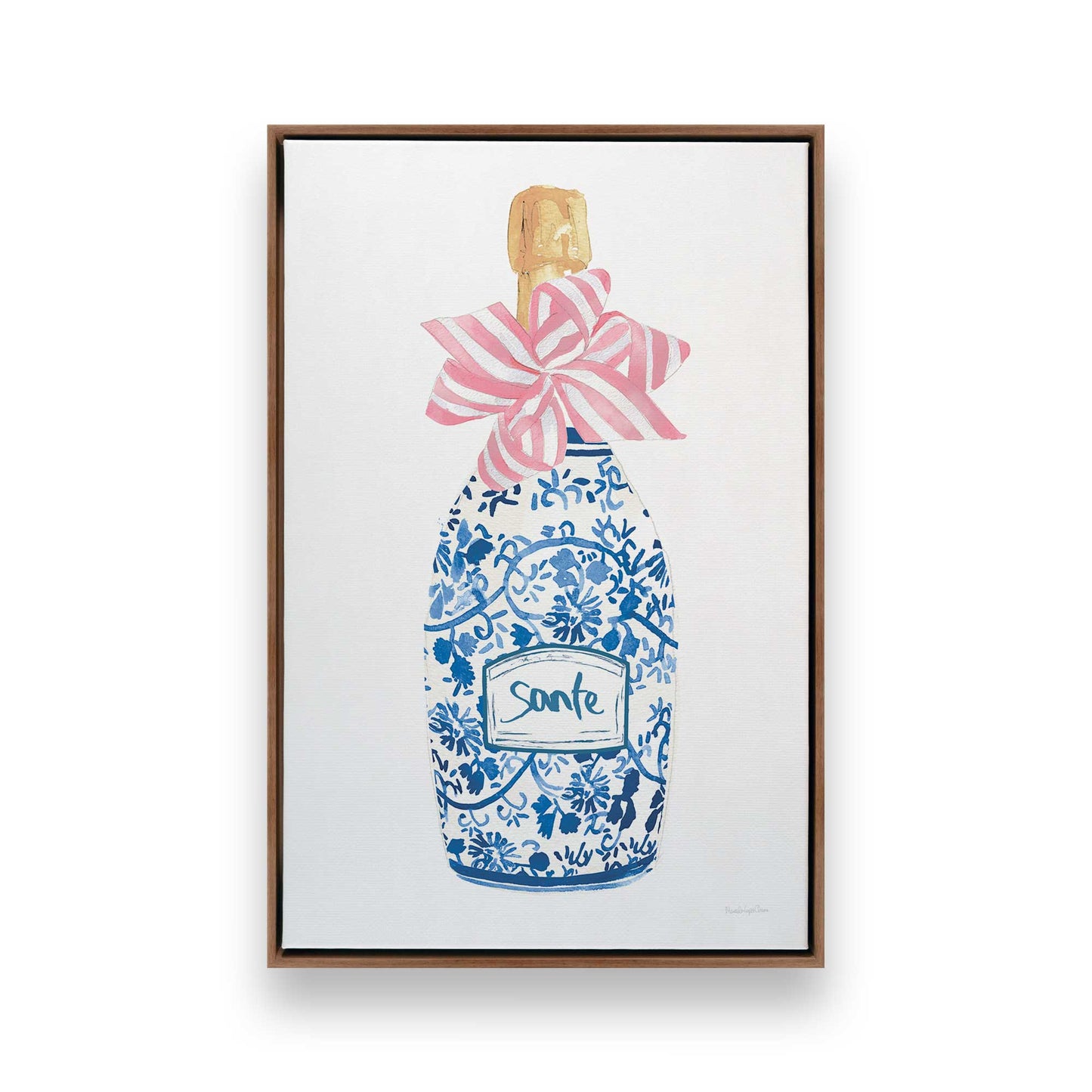 [Color:Walnut], Picture of art in a Walnut frame