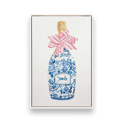 [Color:Opaque White], Picture of art in a White frame