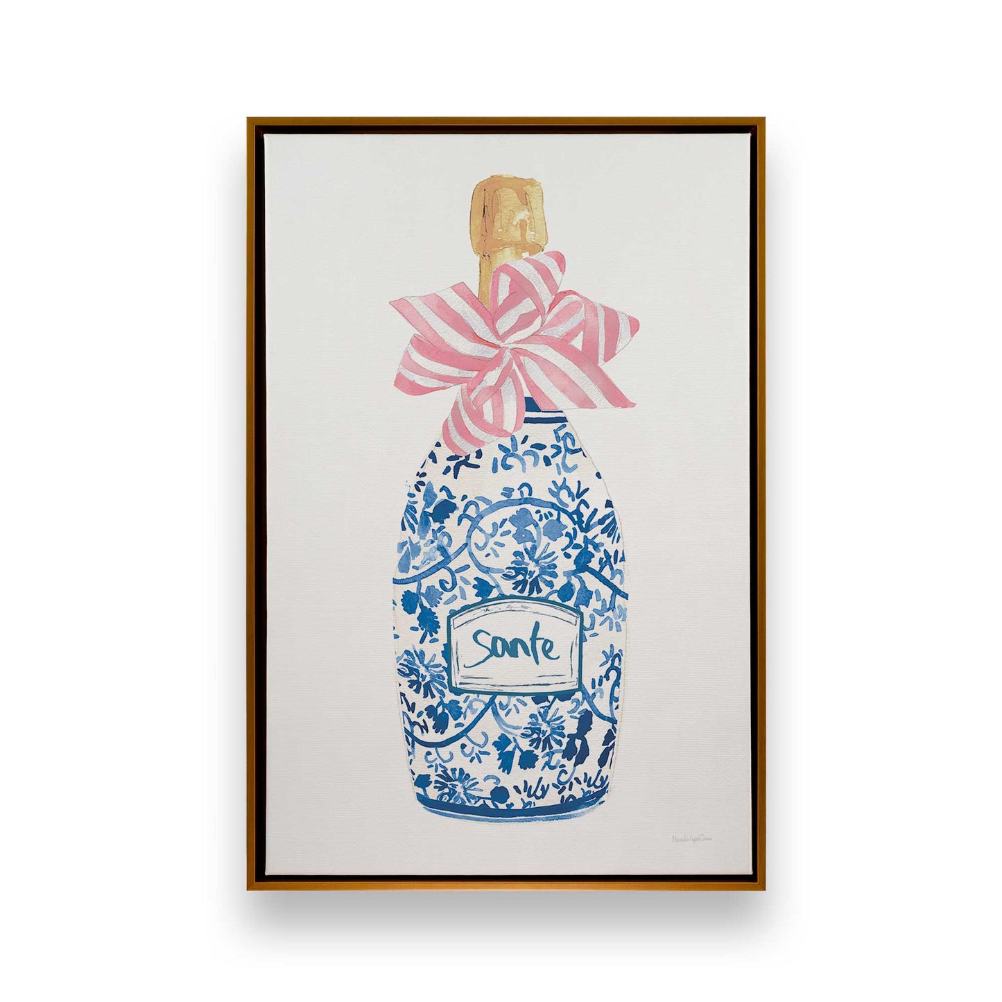 [Color:Polished Gold], Picture of art in a Polished Gold frame