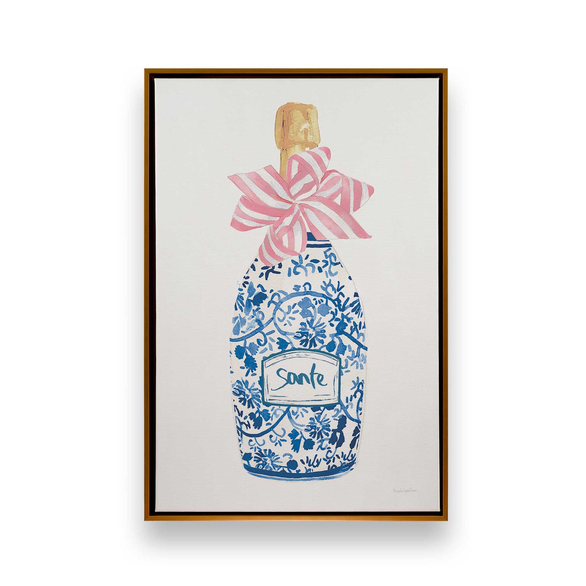 [Color:Polished Gold], Picture of art in a Polished Gold frame