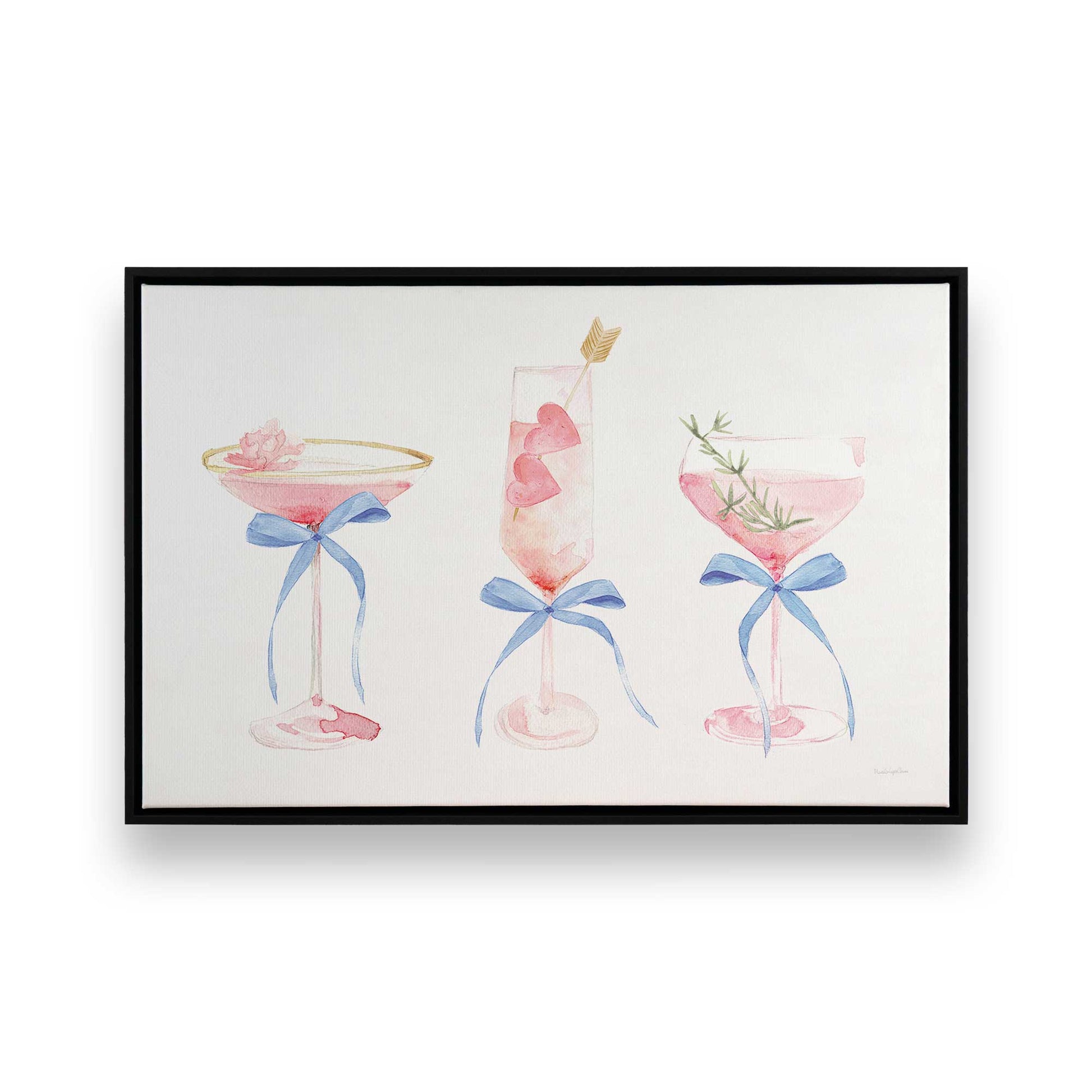 [Color:Satin Black], Picture of art in a Satin Black frame