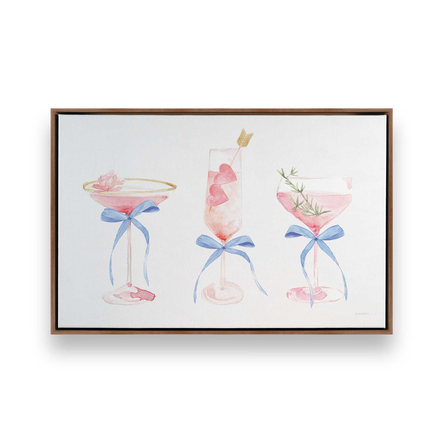 [Color:Walnut], Picture of art in a Walnut frame