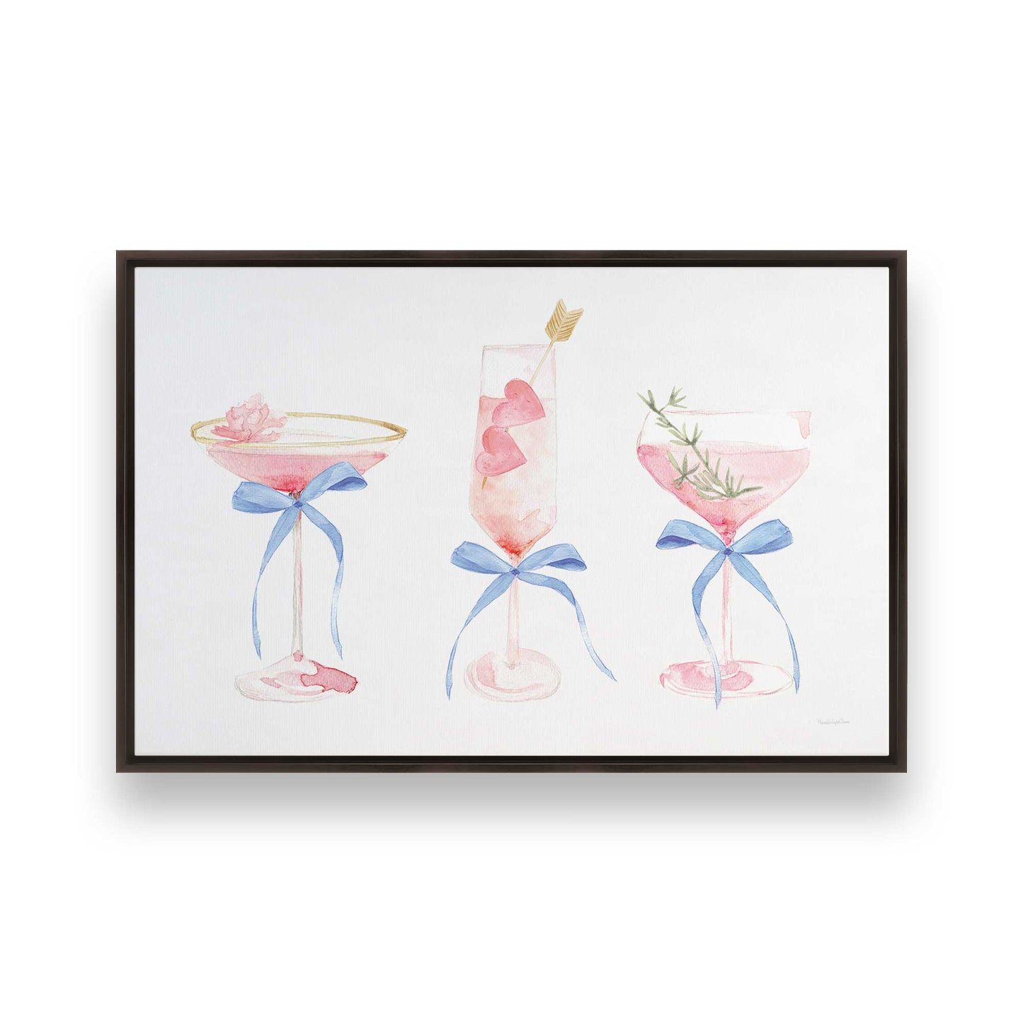 [Color:Espresso], Picture of art in a Espresso frame