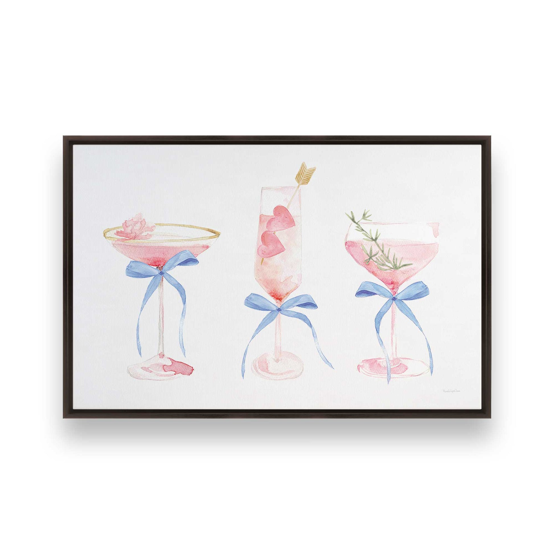 [Color:Espresso], Picture of art in a Espresso frame