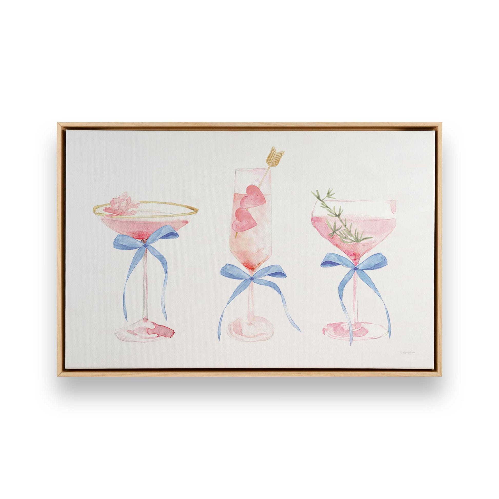 [Color:American Maple], Picture of art in a American Maple frame