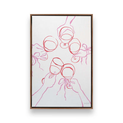 [Color:Walnut], Picture of art in a Walnut frame