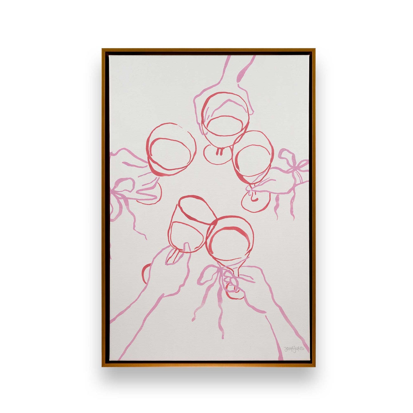 [Color:Polished Gold], Picture of art in a Polished Gold frame