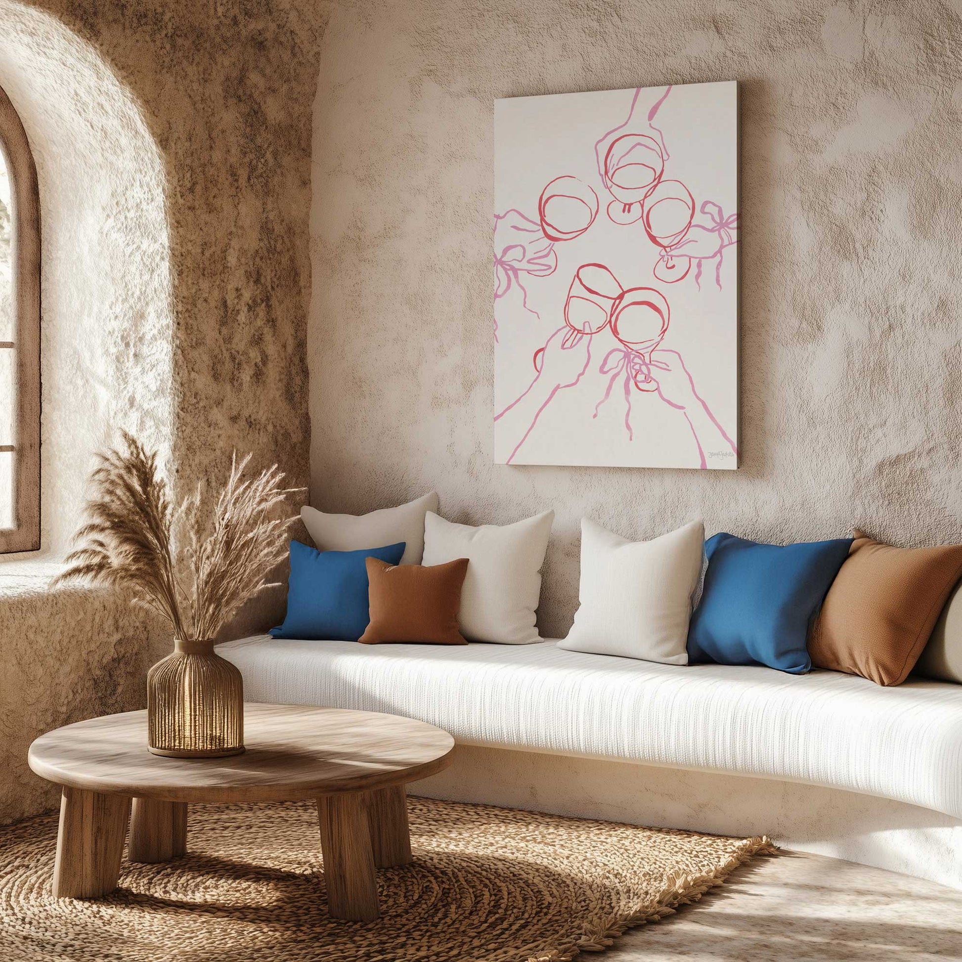 Picture of art in a room