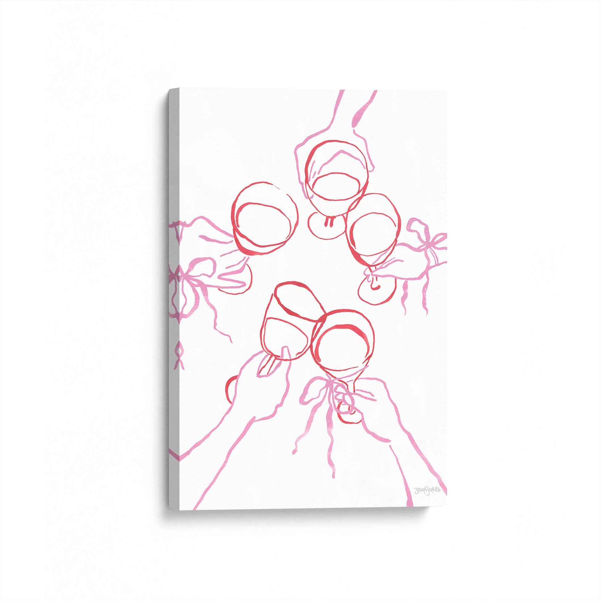 [Color:Stretched Canvas], Picture of art at an angle