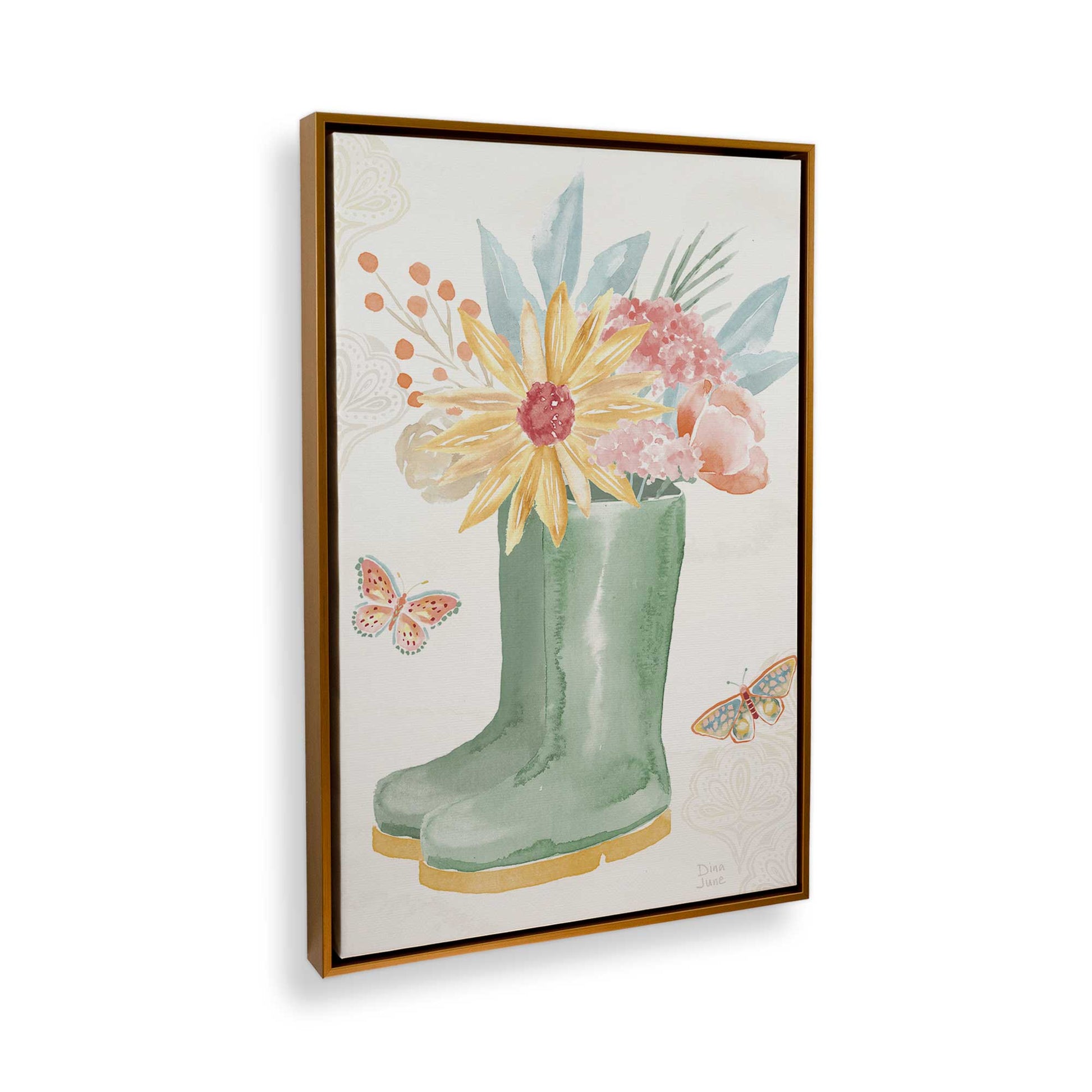 [Color:Polished Gold], Picture of the corner of the art