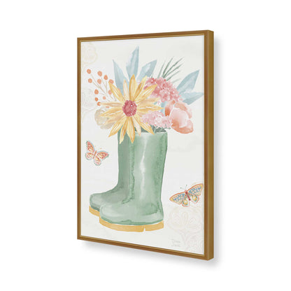 [Color:Polished Gold], Picture of art in a Polished Gold frame of the corner
