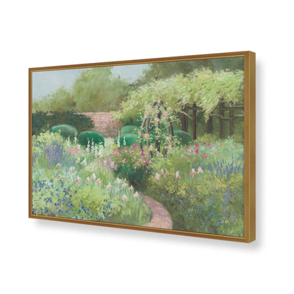 [Color:Polished Gold], Picture of art in a Polished Gold frame of the corner