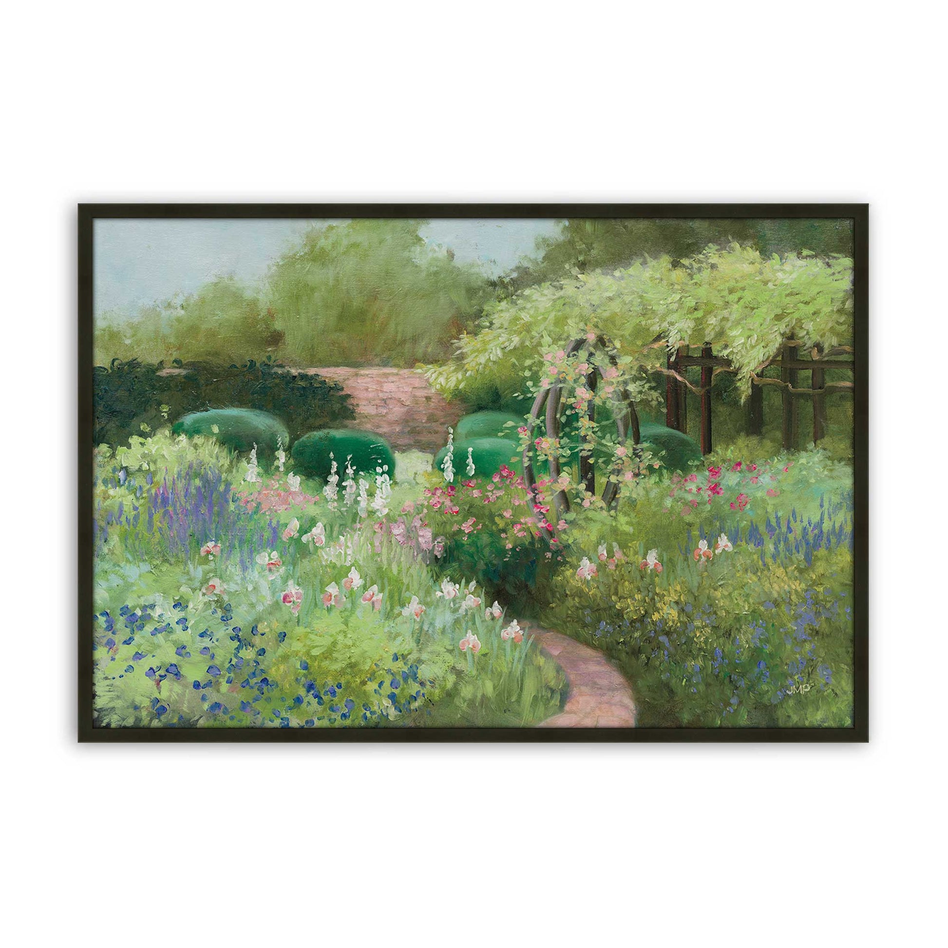 [Color:Satin Black], Picture of art in a Satin Black frame