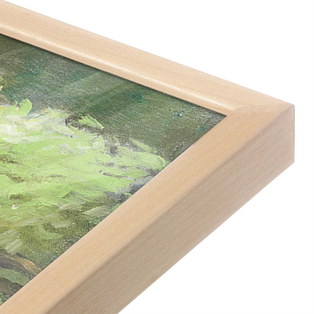 [Color:Raw Maple], Picture of art in a Raw Maple frame at an angle