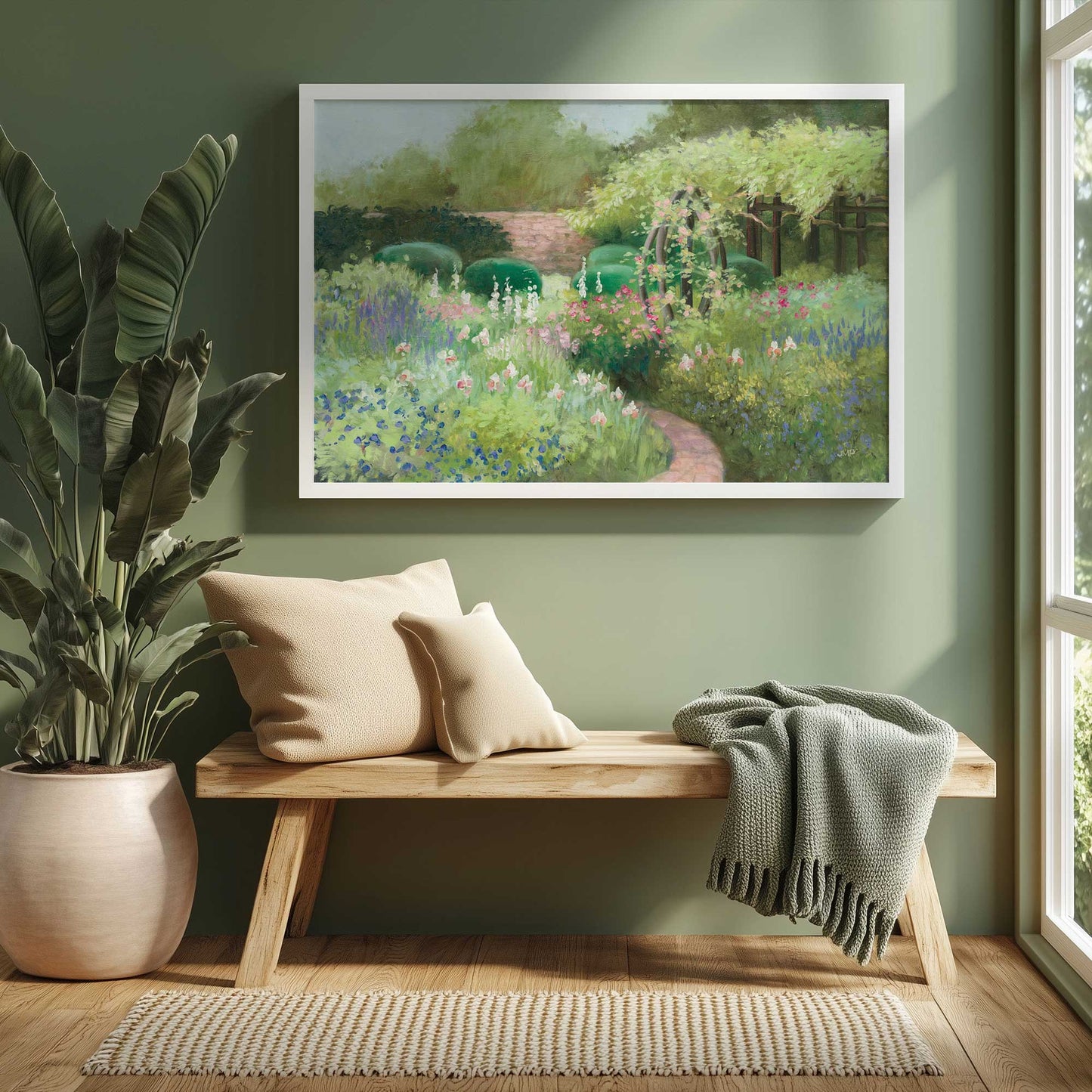 Picture of art in a room