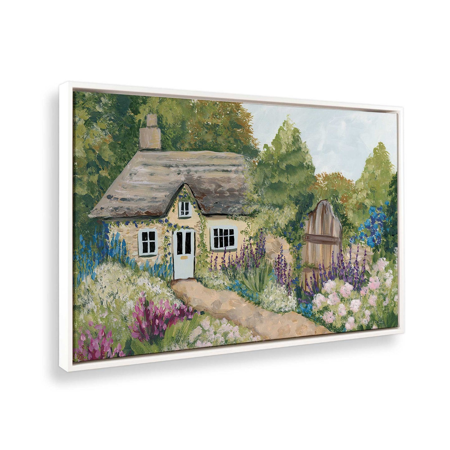 [Color:Opaque White], Picture of the corner of the art