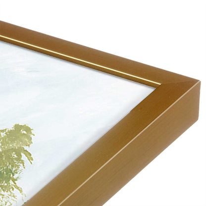 [Color:Polished Gold], Picture of art in a Polished Gold frame at an angle