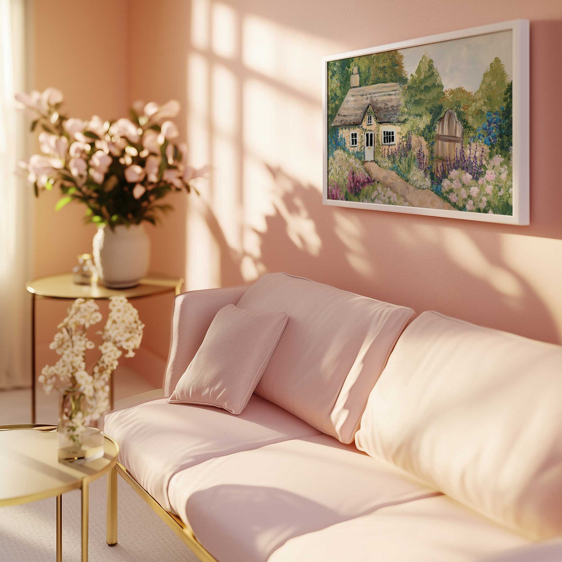 Picture of art in a room