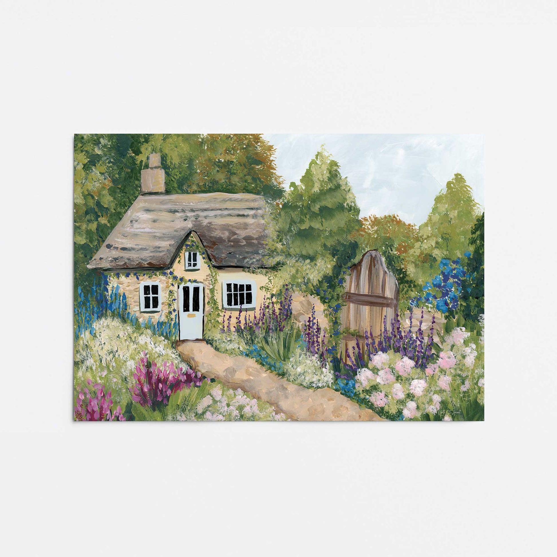 [Color:Rolled Print], Picture of close up of art