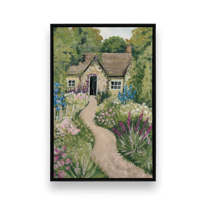 [Color:Satin Black], Picture of art in a Satin Black frame