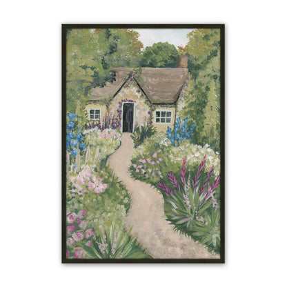 [Color:Satin Black], Picture of art in a Satin Black frame