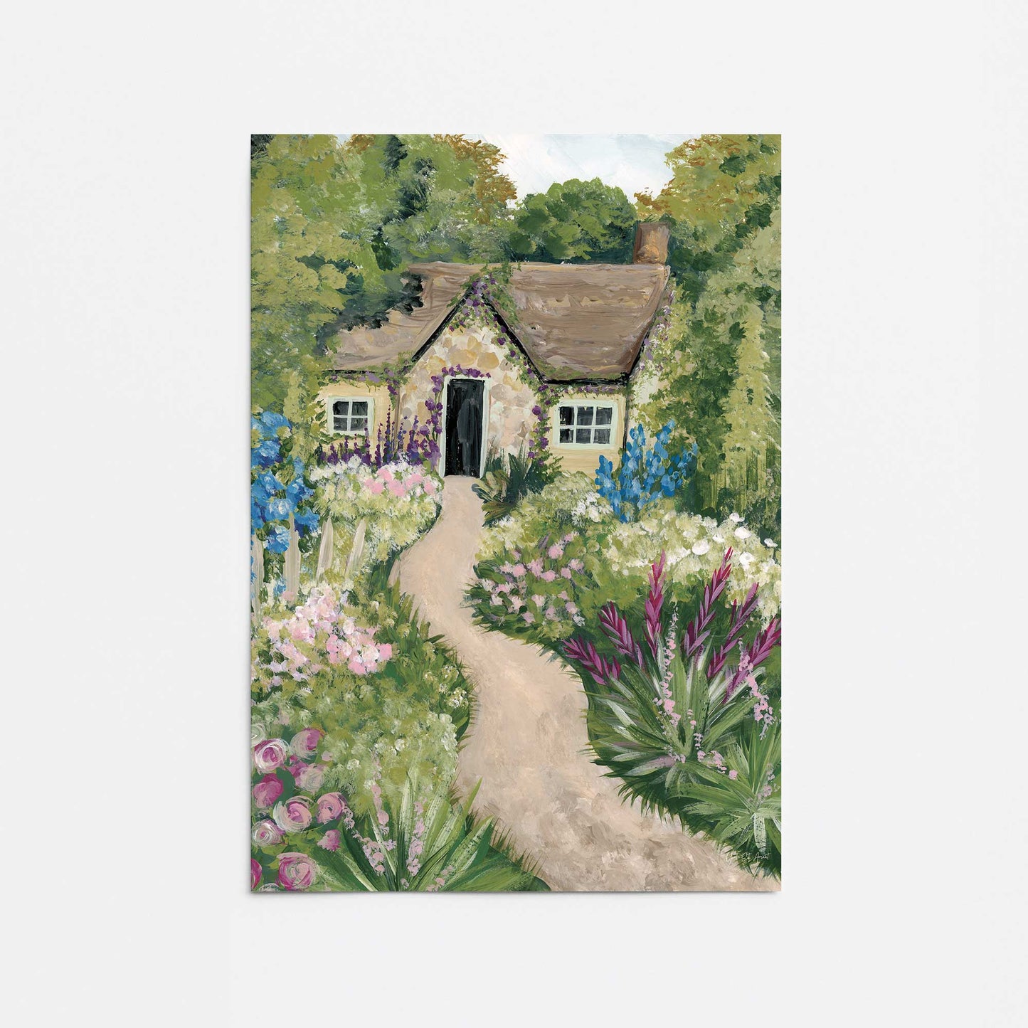 [Color:Rolled Print], Picture of close up of art