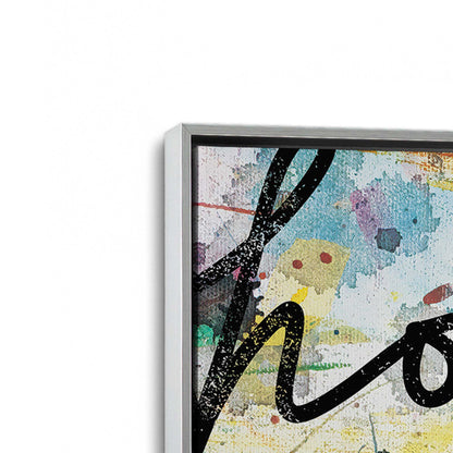 [Color:Polished Chrome], Picture of art in a Polished Chrome frame at an angle