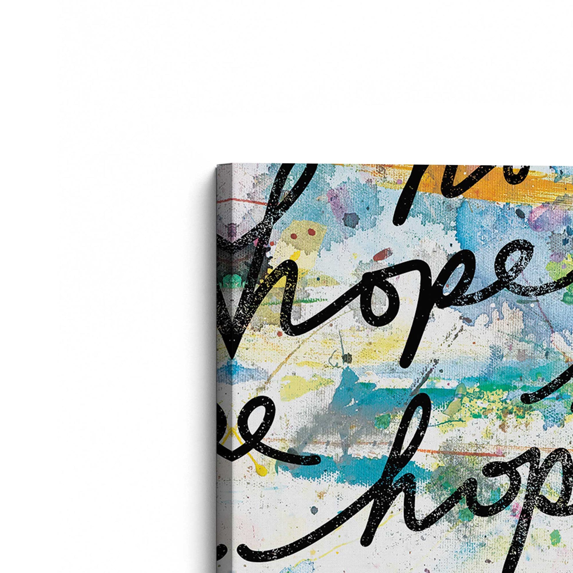 [Color:Stretched Canvas], Picture of the corner of the art