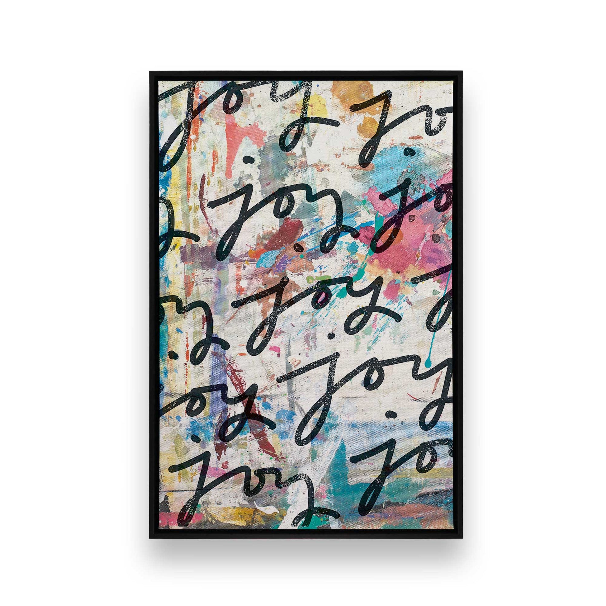 [Color:Satin Black], Picture of art in a Satin Black frame