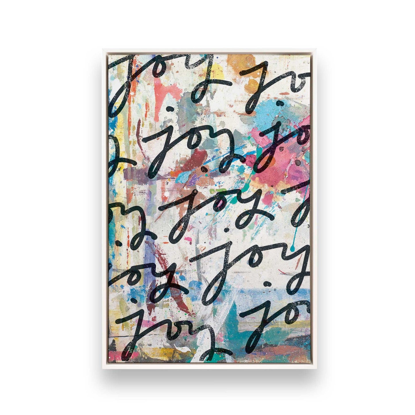 [Color:Opaque White], Picture of art in a White frame