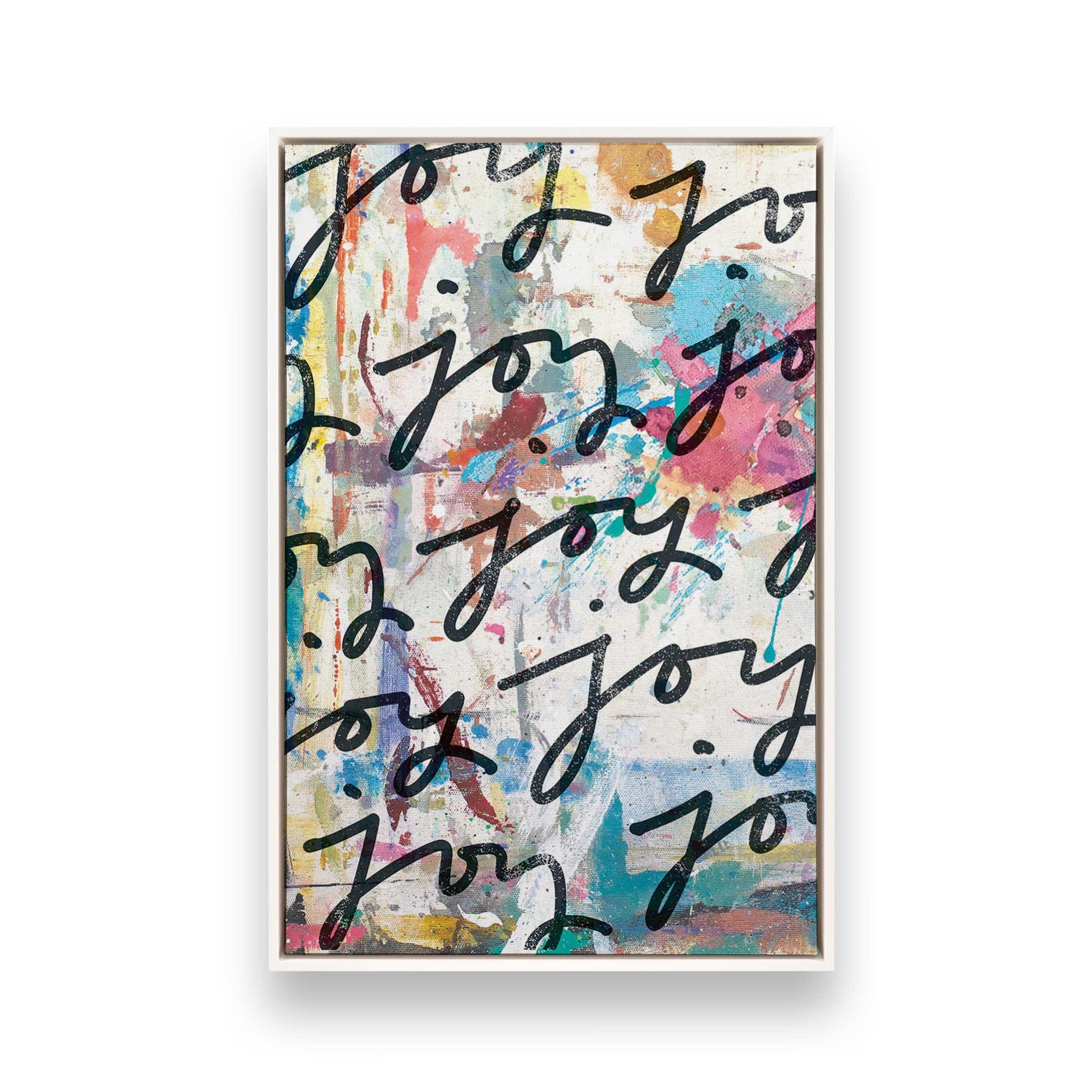[Color:Opaque White], Picture of art in a White frame